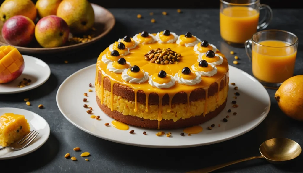 gateau mangue passion
