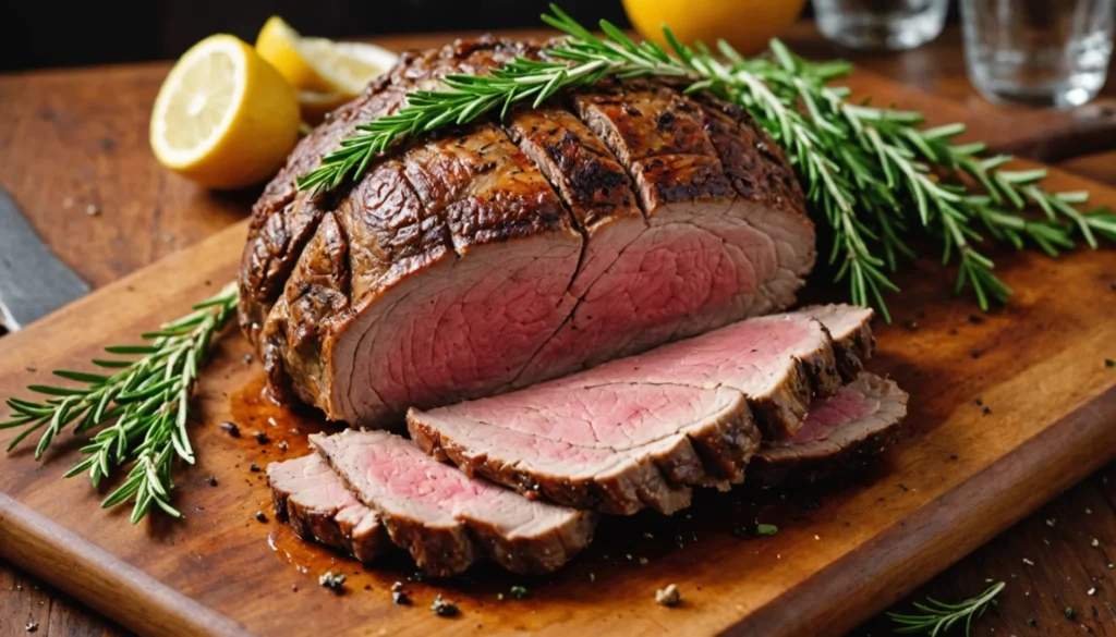 cuisson du roti d'agneau