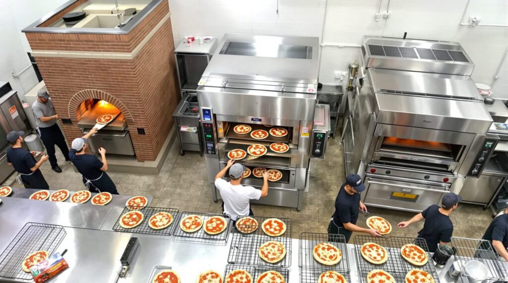 combien de pizza par heure