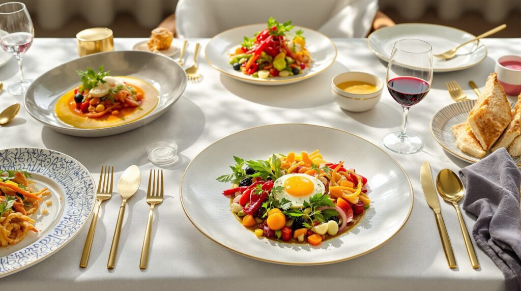 comment présenter un plat