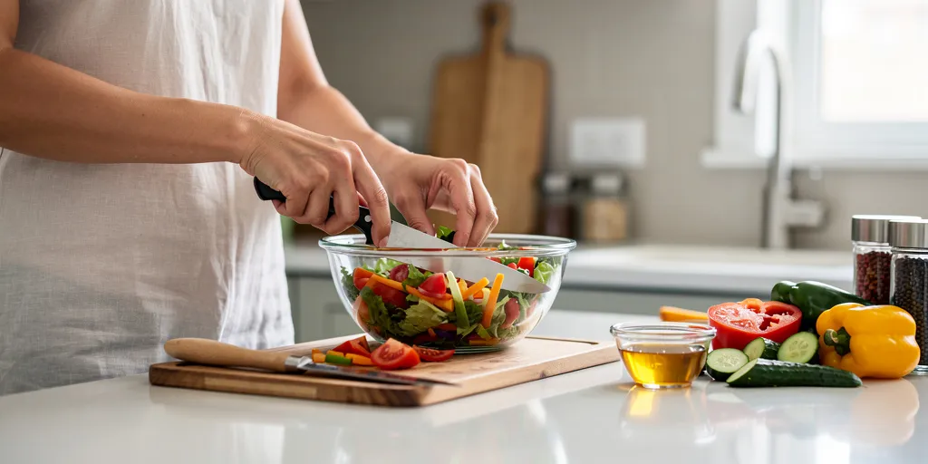 Comment utiliser un saladier pour préparer ses recettes et ses salades ?