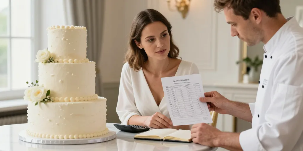 gâteau de mariage prix
