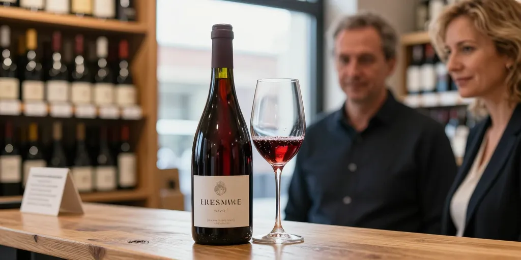 vin rouge petillant francais